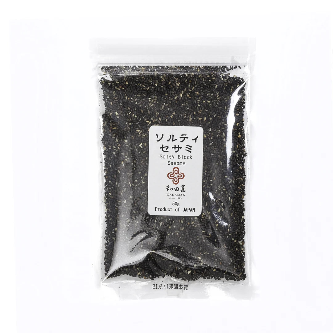 Salty Roasted Black Sesame Seeds